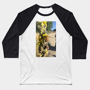 Bee in The Weeds Baseball T-Shirt